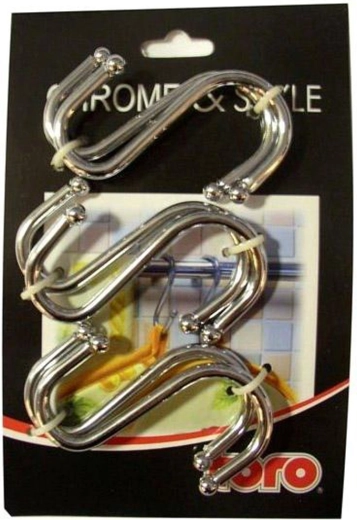 Ganchos de acero inoxidable Toro 6 uds