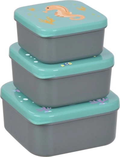 Juego de 3 recipientes para la merienda infantil