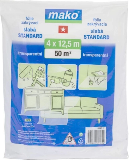 Lámina de cobertura HDPE 4 × 12,5 m, 7 µm