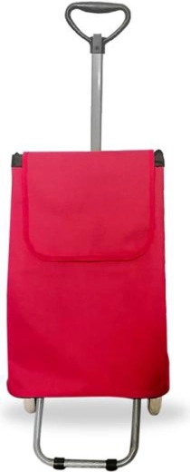 Bolsa de la compra con ruedas y asa telescópica, 42 l, capacidad de carga 20 kg