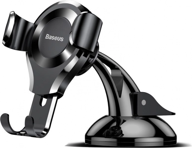 Soporte gravitacional para teléfono en coche BASEUS Osculum, negro