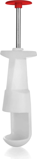 Deshuesador de cerezas Culinaria Red, plástico y acero inoxidable, 19 cm