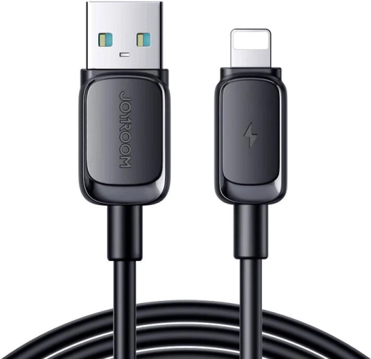 Joyroom cable de carga y datos USB a Lightning 2,4 A 1,2 m negro