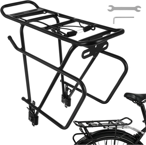 Portaequipajes trasero para bicicleta TRIZAND, aluminio, 25 kg, para bicicletas de 24–29”