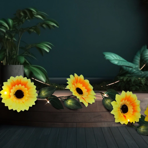 Decoración mágica con girasoles
