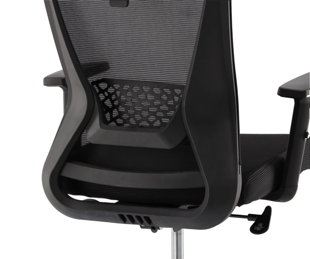 Respaldo de malla transpirable con soporte lumbar