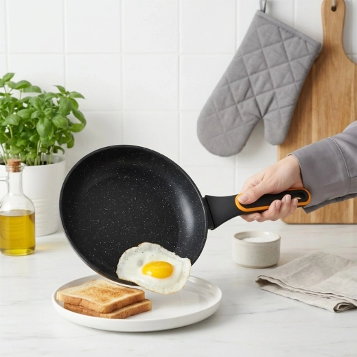 Capa de granito antiadherente para una cocción más saludable