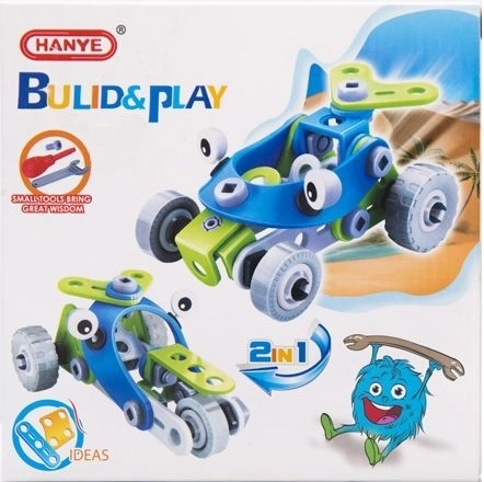 Juego de construcción – vehículo para montar (52 piezas) - 1 unidad