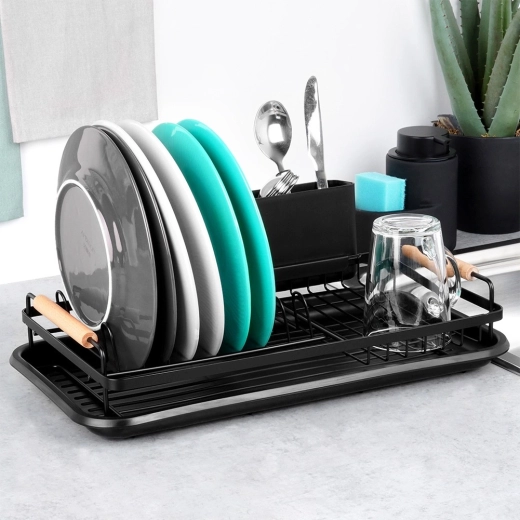 Bandeja de goteo extraíble y encimera seca