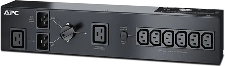 Bypass de servicio SBP3000RMI 1f/1f 16 A, 6× C13/1× C19