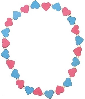 Detoa collar infantil con corazoncitos