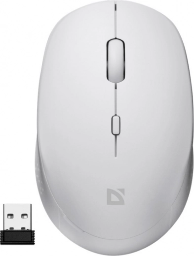 Ratón inalámbrico Auris Silent Click MB-027 blanco