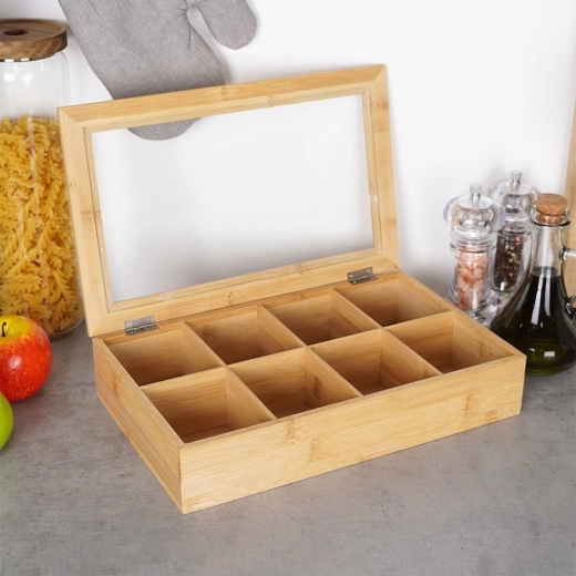 8 compartimentos para clasificar perfectamente los tés