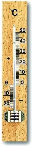 Termómetro de interior de madera 15 cm