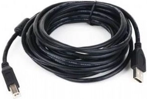 Cable USB 2.0 A–B con filtro de ferrita 3 m