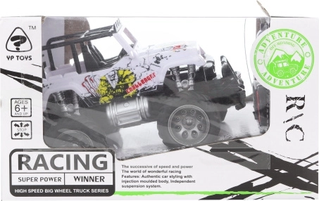 Coche RC todoterreno 1:16 – blanco