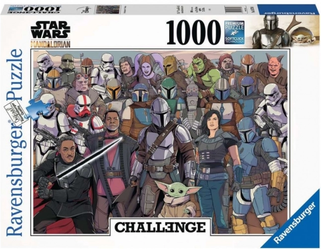 Puzzle Ravensburger Star Wars Mandalorian El Desafío 1000 piezas