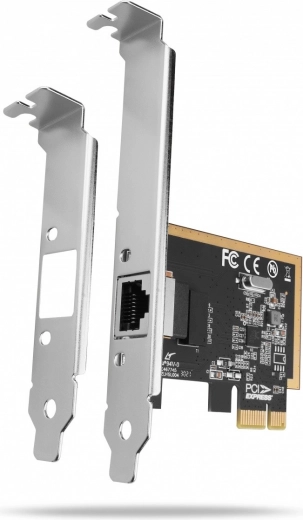 Tarjeta de red Gigabit PCI-e RJ-45 con chip Realtek, de perfil bajo y estándar
