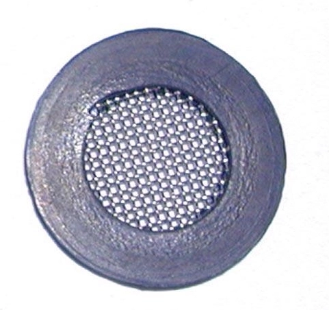 Junta con filtro de acero inoxidable 1/2″ para tuercas de unión (2 uds)