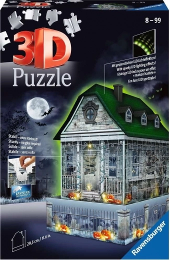 Ravensburger puzzle 3D casa encantada con efecto luminoso 216 piezas