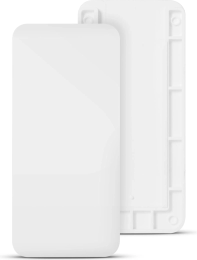 Soporte de pared autoadhesivo con panel frontal extraíble de 100 × 45 mm