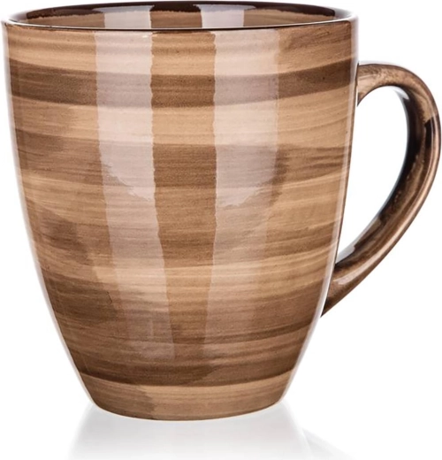 Taza de cerámica 400 ml Palas marrón