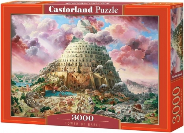 Puzle de 3000 piezas CASTORLAND – Torre de Babilonia
