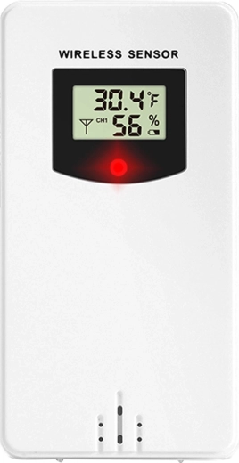 Transmisor inalámbrico (sensor) para estación meteorológica Berdsen BD-920 blanco - 1 unidad