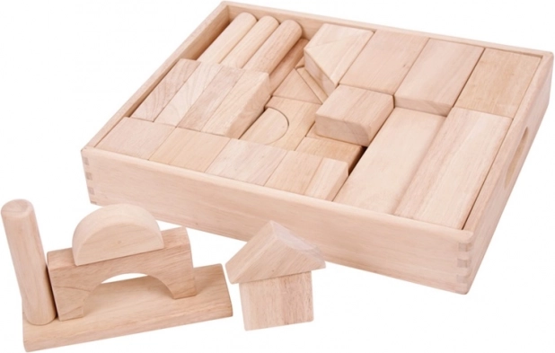 Bloques grandes de madera para niños Bigjigs