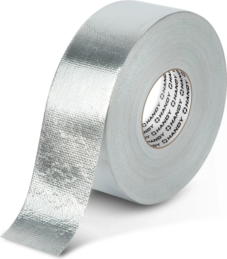 Cinta adhesiva de aluminio con fibra de vidrio 50 m x 50 mm