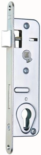 Cerradura de embutir para cilindro con reenvío, izquierda 90/48-50
