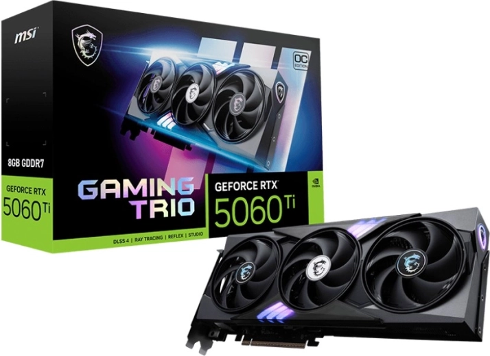 MSI GeForce RTX 5060 Ti 8GB Gaming trio OC tarjeta gráfica