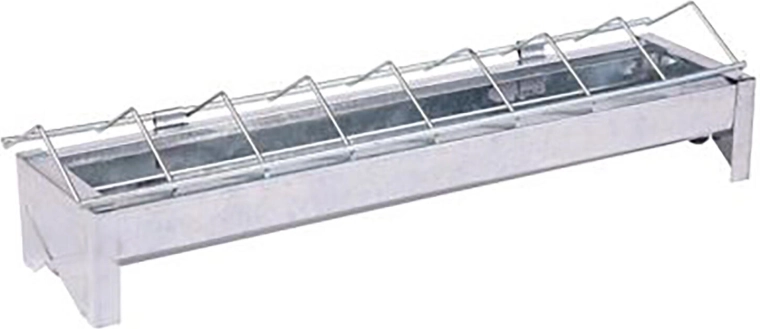 Comedero para aves de corral 30 cm galvanizado