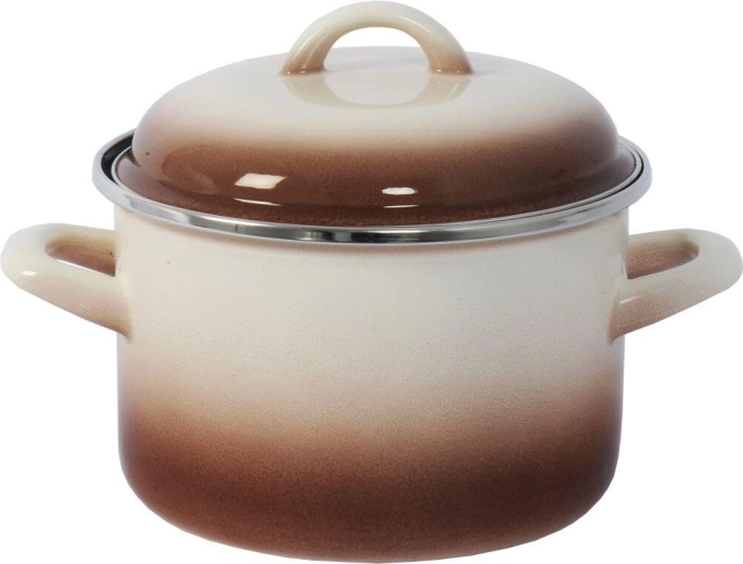 Olla con tapa 18 cm 3 l CAPUCCINO