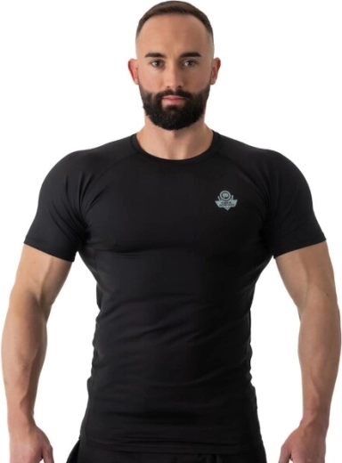 Camiseta compresiva masculina rashguard DBX BUSHIDO RS – negra