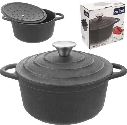 Olla de hierro fundido con tapa Orion Litina de 20 cm, 2,7 l