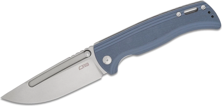 Navaja plegable CJRB Resource 10,6 cm, stonewash, G10 gris