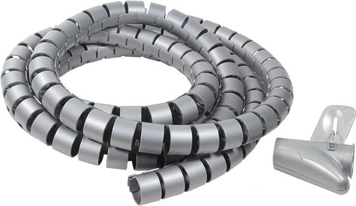 Organizador espiral de cables 2,5 m, diámetro 25 mm
