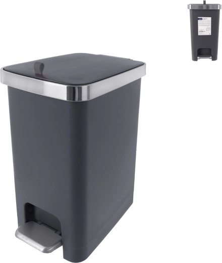 Papelera con pedal Orion Premier 15 l gris