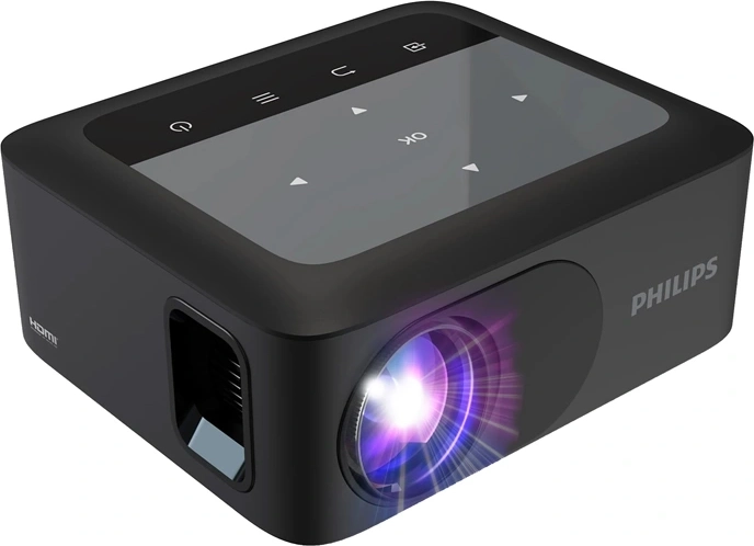Mini proyector Philips N-110 720p negro