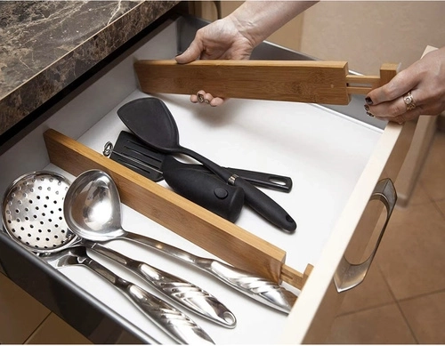 Orden en la cocina y en el armario