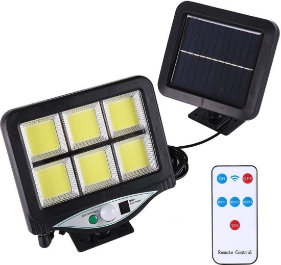 Alimentación solar con panel separado