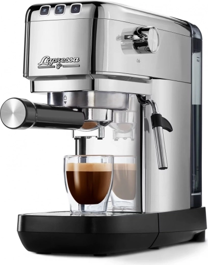 Cafetera espresso de palanca de acero inoxidable Lapressa
