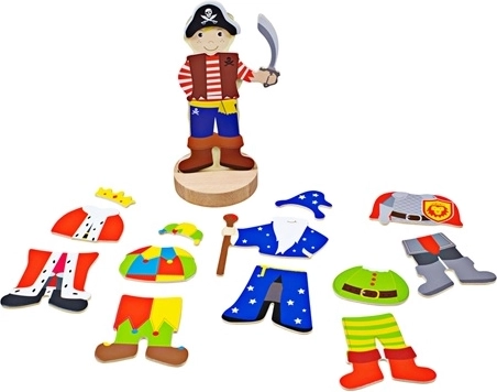Puzle magnético de vestir – personajes místicos de Bigjigs Toys