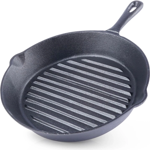 Sartén grill de hierro fundido 24 cm