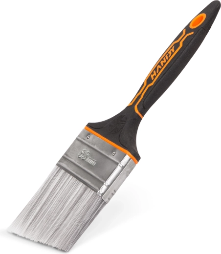 Brocha plana para pintar con mango de plástico de 63 mm