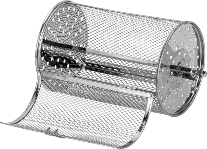 Cesta giratoria 360° de acero inoxidable