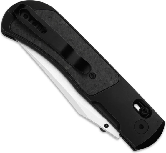 Mango de titanio con inserto de carbono y clip deep carry
