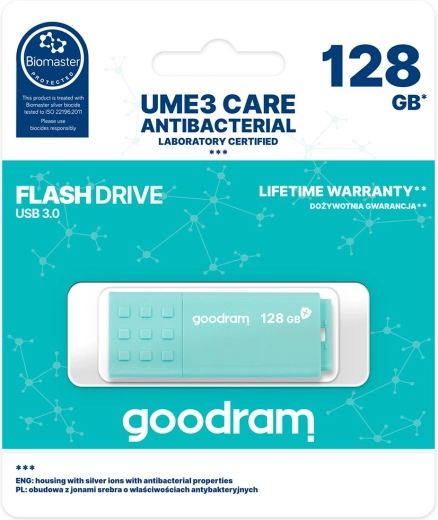 Memoria USB flash Goodram antibacterial 128 GB USB 3.0 UME3