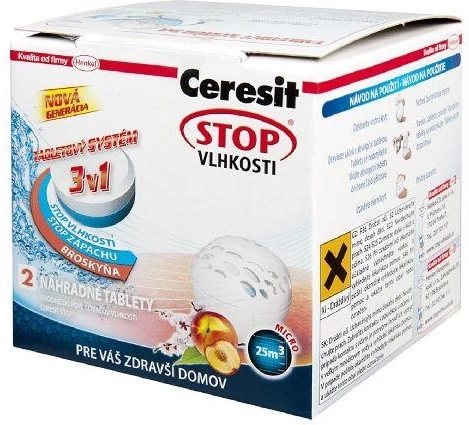 Recarga para absorbedor de humedad 3 en 1 con aroma a fruta CERESIT 2×300 g
